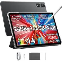 blackview Tab16Pro(8+256) Dual-SIM 4G LTE incl. Stift/Hülle Tablet (11", 256 GB, 4G LTE, FHD Display, 7700mAh Akku, Android 14, mit schutzhülle/Stift)