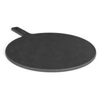 Pizza Servierteller & Schneidebrett, 14" schwarz, für Pizzen bis ca. Ø 35cm