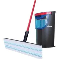 Vileda Akku-Hand-und Stielstaubsauger H2PRO Flat Mop Bodenwischer-Set