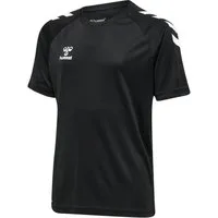 hummel T-Shirt hmlCORE XK Core Poly (Interlock-Stoff) Kurzarm schwarz Kinder