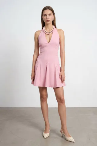 Halterneck Skater-Minikleid