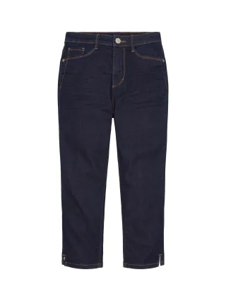 Tom Tailor - TTKATE Capri Jeans rinsed blue denim - Gr. - 31