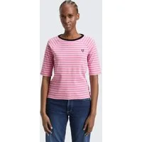 TOM TAILOR Denim T-Shirt T-Shirt (im Einserpack) T-Shirt mit Streifenmuster