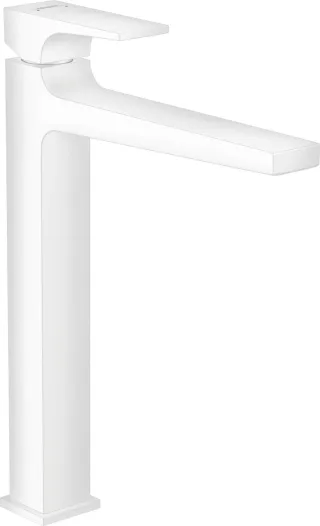 Hansgrohe Waschtischmischer 260 Metropol mattweiss mit Push-Open Ablaufgarnitur, 32512700 32512700