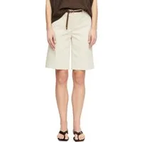 comma Bermudas mit Flechtgürtel