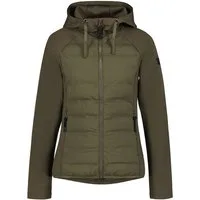 Icepeak Hybridjacke ICEPEAK ASHBURN mit fester Kapuze und Kordelzügen, aus 4-Wege-Stretch-Material