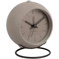 Karlsson Uhr Wecker Nirvana Globe Dark Warm Grey