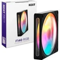 F140 RGB, Gehäuselüfter schwarz, 140 mm
