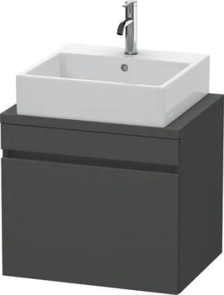 Duravit DuraStyle Konsolenwaschtischunterbau wandhängend Graphit Matt 600x478x512 mm - DS530004949 DS530004949