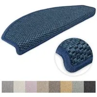 Metzker® Stufenmatte Stufenmatten Göteborg Halbrund, halbrund, Höhe: 8 mm, 1 Stück - Blau