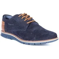 bugatti M Lace-up Leather blue Schnürschuh
