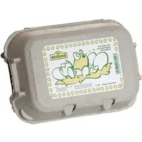 Erzi® Kaufladensortiment Erzi Eier im Karton - Kaufladenzubehör, (6 weiße Eier in Eierbox mit Etikett)