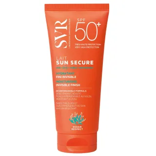 SVR Sun Secure SPF50+ Feuchtigkeitsspendende Unsichtbare Finish - 100ml für Ultimativen Sonnenschutz