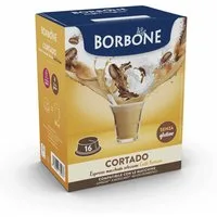 Caffè Borbone Kaffee Cortado, 16 Kapseln, Kompatibel mit dem Lavazza A Modo Mio System*