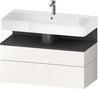 Duravit Qatego Waschtischunterbau wandhängend Weiß Supermatt 990x470x590 mm - QA4395049840000 QA4395049840000