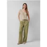 s.Oliver Chinos Hose Wide-Leg-Hose aus Leinen