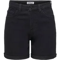 ONLY Jeansshorts ONLLAURA HW FOLD UP SHORT BOX DNM Baumwoll-Denim mit Stretch, regular fit, high waist