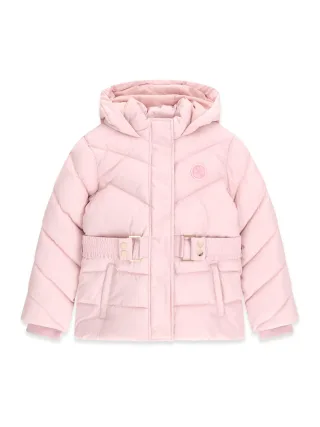 Guess Kids - HOODED LS PUFFER ROMANTIC LILAC - Gr. - 12