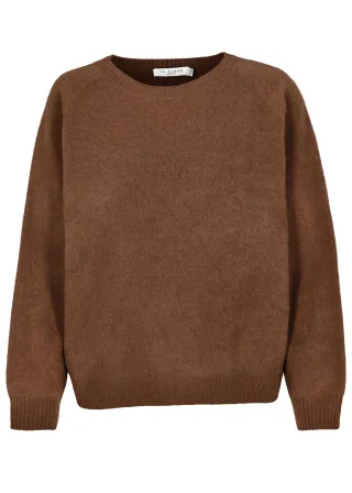 IN LINEA - Pullover, Rundhals,1/1-Arm toffee - Gr. - 44