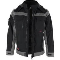 Qualitex Workwear Arbeitsjacke wetterfeste PROfi Outdoorjacke - wärmende Arbeitsjacke mit 8 Taschen