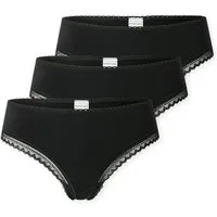 Schiesser String Modern Multipacks (3er Pack) Spitzenbänder, Baumwollmischung, Single Jersey