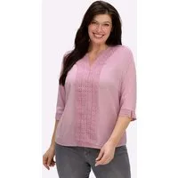 Sieh an! Klassische Bluse Schlupfbluse 3/4-Arm
