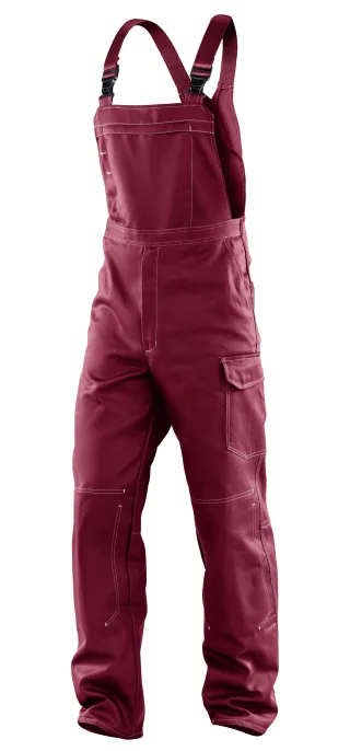 KÜBLER ORGANIQ Latzhose bordeaux 60 - 3248 1414-58-60