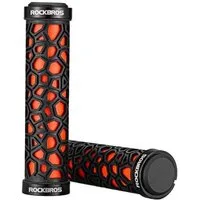 ROCKBROS Fahrradlenkergriff Fahrradgriffe aus Aluminium, Gummi, Kunststoff 13 cm
