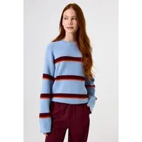 Garcia Rundhalspullover mit Streifen Muster for GIRLS