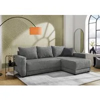 Jockenhöfer Gruppe Ecksofa Venezia L-Form, B: 234 cm, mit Bettfunktion, Bettkasten & Zierkissen