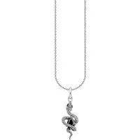THOMAS SABO Kette mit Anhänger Tempting Romance Kette silber - Schlangen-Design, mit Zirkonia (synth)