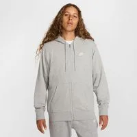 Nike Kurzarmshirt M NK CLUB FT FZ HOODIE DK GREY HEATHER/LT SMOKE GREY/