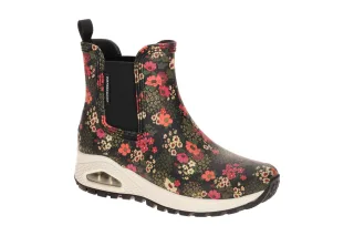 Skechers UNO 177183 BKMT schwarz - Stiefeletten f?r Damen