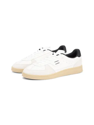 Tommy Jeans Sneaker "THE GREENWICH EDGE M LEATHER" Freizeitschuh, Halbschuh, Schnürschuh mit Lochmuster