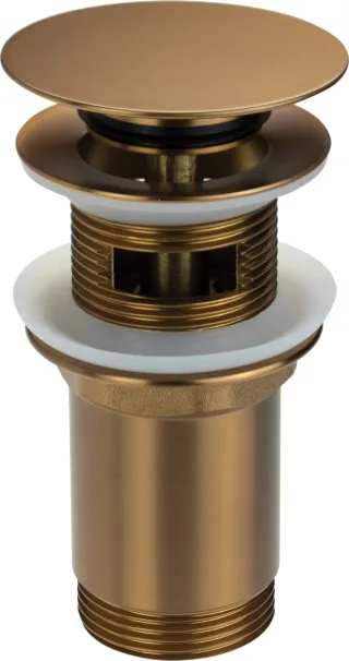 Neuesbad für Waschbecken, Rund, mit SLEEVE, Bronze Gebürstet NB1DENHCCC0U1