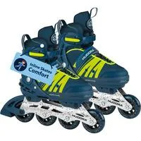 Inline Skates Comfort Gr. 29-34, Inline-Skates blau/gelb