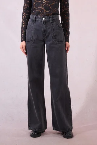 molly bracken - Weite Jeans grau - Gr. - 25