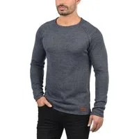 Blend Strickpullover BHDan Stilvoller Strickpullover mit aufgerollten Säumen