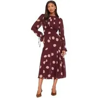LIPSY Midikleid Lipsy Midikleid mit langen Ärmeln, Regular (1-tlg)