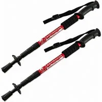 MidGard Nordic-Walking-Stöcke Gehstock Stöcke Teleskop verstellbar Antischock Dämpfung Wanderstöcke (2 St), höhenverstellbar, mit Antischock Dämpfung