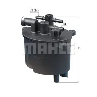 Mahle Kraftstofffilter Citroen Fiat Ford Land Rover Mitsubishi Peugeot 2,