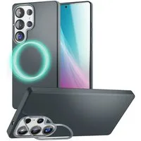 Nalia Smartphone-Hülle Samsung Galaxy S25 Ultra 17,5 cm (6,9 Zoll), Overland / Ultra Dünnes Hardcase / Versteckter MagSafe Ring / Standfuß