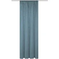 HOME WOHNIDEEN Vorhang 080530 Kombiband Fertigschal SOFTY halbtransparent (1 St), halbtransparent, 100% Polyester