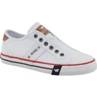 Mustang Shoes Winona Slip-On Sneaker Slipper, Halbschuh mit modischen Kontrastnähten