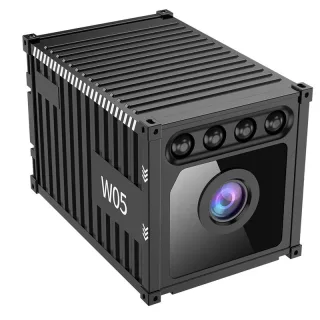 W05 Wireless WiFi Camera 1080P HD Night Vision 130° Wide Angle AI Motion Infrared Invisible 800mAh Battery Long Life WiF