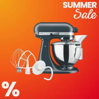 KitchenAid Küchenmaschine 4,3L Modell KSM95 - BLUE STEEL