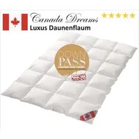 Canada Daunenbettdecke Canada Dreams Luxus Ganzjahres Daunendecke Wärmegrad 3, Füllung: 90% Daunen/10% Kleinstfedern Klasse 1, Bezug: 100% Baumwolle, Qualität Klasse 1, Lieferung direkt vom Bettenfachgeschäft