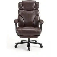 AISALL Bürostuhl Chefsessel PU mit Fußstütze, verstellbare Rückenlehne, PU-Leder (1 St), ergonomischer Schreibtischstuhl, Drehstuhl