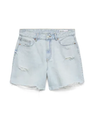 VERO MODA - VMJOYCE HR SHORT DESTROY SHORTS VI3546 Light Blue Denim - Gr. - L