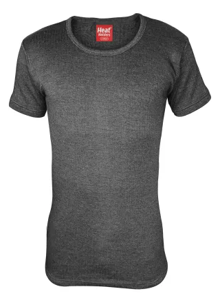 Heat Holders - Herren-Baumwoll-Wärmeunterwäsche Kurzarm-T-Shirt Weste